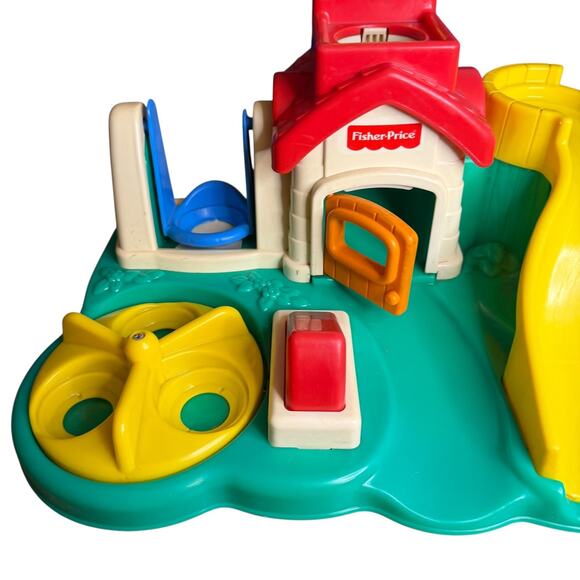 Fisher Price Roll Around Playground Vintage School Preschool Toy w/ Bell 1994 - Picture 6 of 13